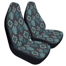 Load image into Gallery viewer, Teal Cactus Car Seat Covers (2 Pcs) POP
