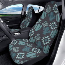 Load image into Gallery viewer, Teal Cactus Car Seat Covers (2 Pcs) POP