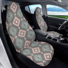 Load image into Gallery viewer, Pastel Brown Ethnic Car Seat Covers (2 Pcs) POP