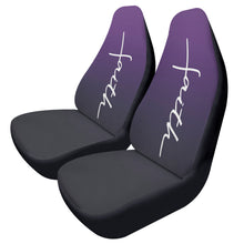 Load image into Gallery viewer, Purple Faith Car Seat Covers (2 Pcs)