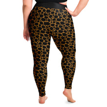 Load image into Gallery viewer, Cheetah Print Plus Size Leggings 2X - 6X Squat Proof Animal Print