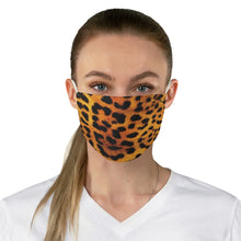 Load image into Gallery viewer, Leopard Print Fabric Fashion Face Mask Animal Print Cheetah Safari Jungle Pattern