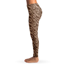 Load image into Gallery viewer, Brown Tie Dye Leggings XS - XL Squat Proof