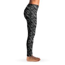 Load image into Gallery viewer, Black Tie Dye Leggings XS - XL Squat Proof
