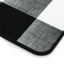 Load image into Gallery viewer, Buffalo Check Desk Mat in Black, White and Gray Mouse Desk and Keyboard Pad