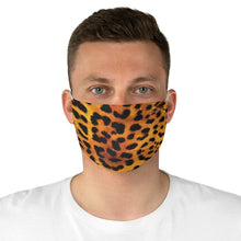 Load image into Gallery viewer, Leopard Print Fabric Fashion Face Mask Animal Print Cheetah Safari Jungle Pattern