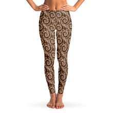 Load image into Gallery viewer, Brown Tie Dye Leggings XS - XL Squat Proof