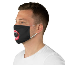 Load image into Gallery viewer, Vampire Mouth With Fangs Fabric Face Mask Printed Cloth Halloween Spooky Horror