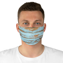 Load image into Gallery viewer, Rustic Wood Blue Printed Fabric Fashion Face Mask Country Farmhouse