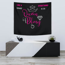 Load image into Gallery viewer, Queen Of Bling Backdrop Live Video Banner