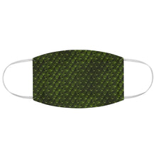 Load image into Gallery viewer, Dragon Scales Fabric Face Mask Printed Cloth Green Serpent