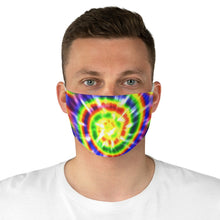 Load image into Gallery viewer, Tie Dye Fabric Face Mask Bright Colored Rainbow Printed Cloth