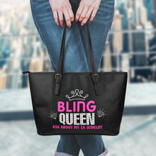 Load image into Gallery viewer, Ask About My $5 Jewelry Bling Queen Tote Bag