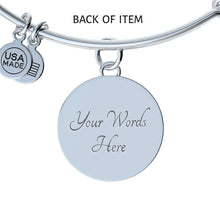 Load image into Gallery viewer, Spider Monogram on Gray Faux Marble Jewelry Stainless Steel Round Pendant Necklace With Chain and Gift Box