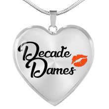 Load image into Gallery viewer, Decade Dames Heart Pendant Necklaces 18K Gold or Stainless Steel