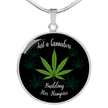 Load image into Gallery viewer, Just a Cannaboss Building Her Hempire CBD Necklace