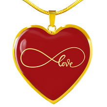 Load image into Gallery viewer, Infinity Love Heart Shaped Pendant Necklace