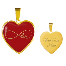 Load image into Gallery viewer, Infinity Love Heart Shaped Pendant Necklace