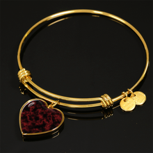 Load image into Gallery viewer, Red and Black Abstract Jewelry Stainless Steel Heart Shaped Pendant Necklace Chain and Gift Box