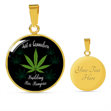 Load image into Gallery viewer, Just a Cannaboss Building Her Hempire CBD Necklace