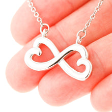 Load image into Gallery viewer, Infinity Heart Pendant With Card For Wife Gift Set