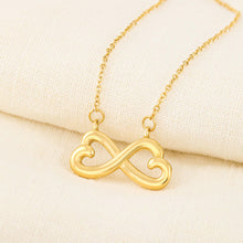 Load image into Gallery viewer, Infinity Heart Pendant With Card For Wife Gift Set
