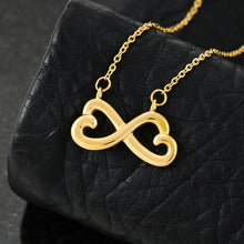 Load image into Gallery viewer, Infinity Heart Pendant With Card For Wife Gift Set