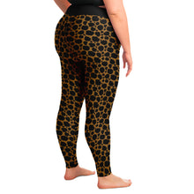 Load image into Gallery viewer, Cheetah Print Plus Size Leggings 2X - 6X Squat Proof Animal Print