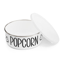 Load image into Gallery viewer, Enamel Popcorn Bowl With Lid