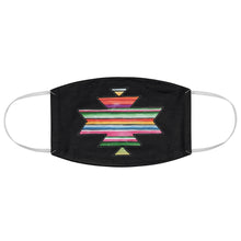 Load image into Gallery viewer, Serape Aztec Element With Colorful Stripes Pattern Printed Fabric Face Mask Southwestern Ethnic