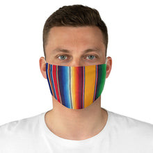 Load image into Gallery viewer, Mexican Serape Colorful Stripes Pattern Printed Fabric Face Mask Southwestern