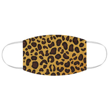 Load image into Gallery viewer, Cheetah Print Fabric Fashion Face Mask Animal Print Safari Jungle Pattern Yellow, Brown and Black