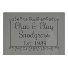Load image into Gallery viewer, Char & Clay Anniversary Glass Cutting Board