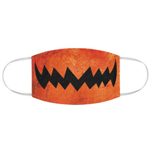 Load image into Gallery viewer, Orange Jack-o-lantern Mouth Fabric Face Mask Printed Cloth Halloween Pumpkin