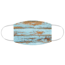 Load image into Gallery viewer, Rustic Wood Blue Printed Fabric Fashion Face Mask Country Farmhouse
