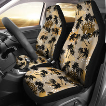 Load image into Gallery viewer, Palm Tree Car Seat Covers Set in Sandy Colors
