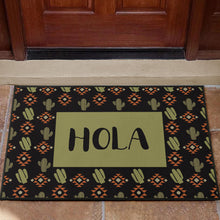 Load image into Gallery viewer, Hola Cactus Pattern Doormat Welcome Mat Southwestern Pattern