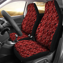 Load image into Gallery viewer, Dark Red Paisley Bandana Pattern Car Seat Covers Set