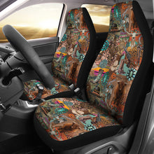 Load image into Gallery viewer, Funky Western Pattern Cowgirl Car Seat Covers Set
