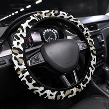 Load image into Gallery viewer, Snow Leopard Steering Wheel Cover