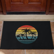 Load image into Gallery viewer, Palm Trees Retro Sunset Doormats