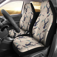 Load image into Gallery viewer, Boho Deer Feathers and Arrows Car Seat Covers Tan