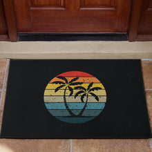 Load image into Gallery viewer, Palm Trees Retro Sunset Doormats