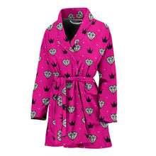 Load image into Gallery viewer, Women's Bling Bath Robe Pink