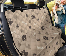 Load image into Gallery viewer, Brown Dog Love Pattern Back Seat Cover For Pets