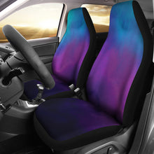 Load image into Gallery viewer, Watercolor Teal, Purple and Blue Ombre Car Seat Covers