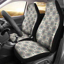 Load image into Gallery viewer, Cream With Mandalas Boho Hippie Pattern Car Seat Covers
