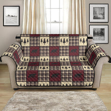 Load image into Gallery viewer, Fall Color Bear Plaid Sofa