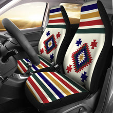 Load image into Gallery viewer, Custom Tribal Car Seat Covers Red, Green, Blue