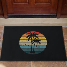 Load image into Gallery viewer, Palm Trees Retro Sunset Doormats